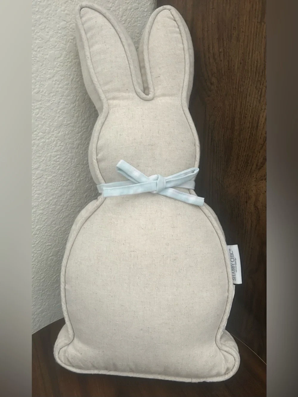 Two Shabby Chic Easter or Spring bunny rabbit accent pillows!